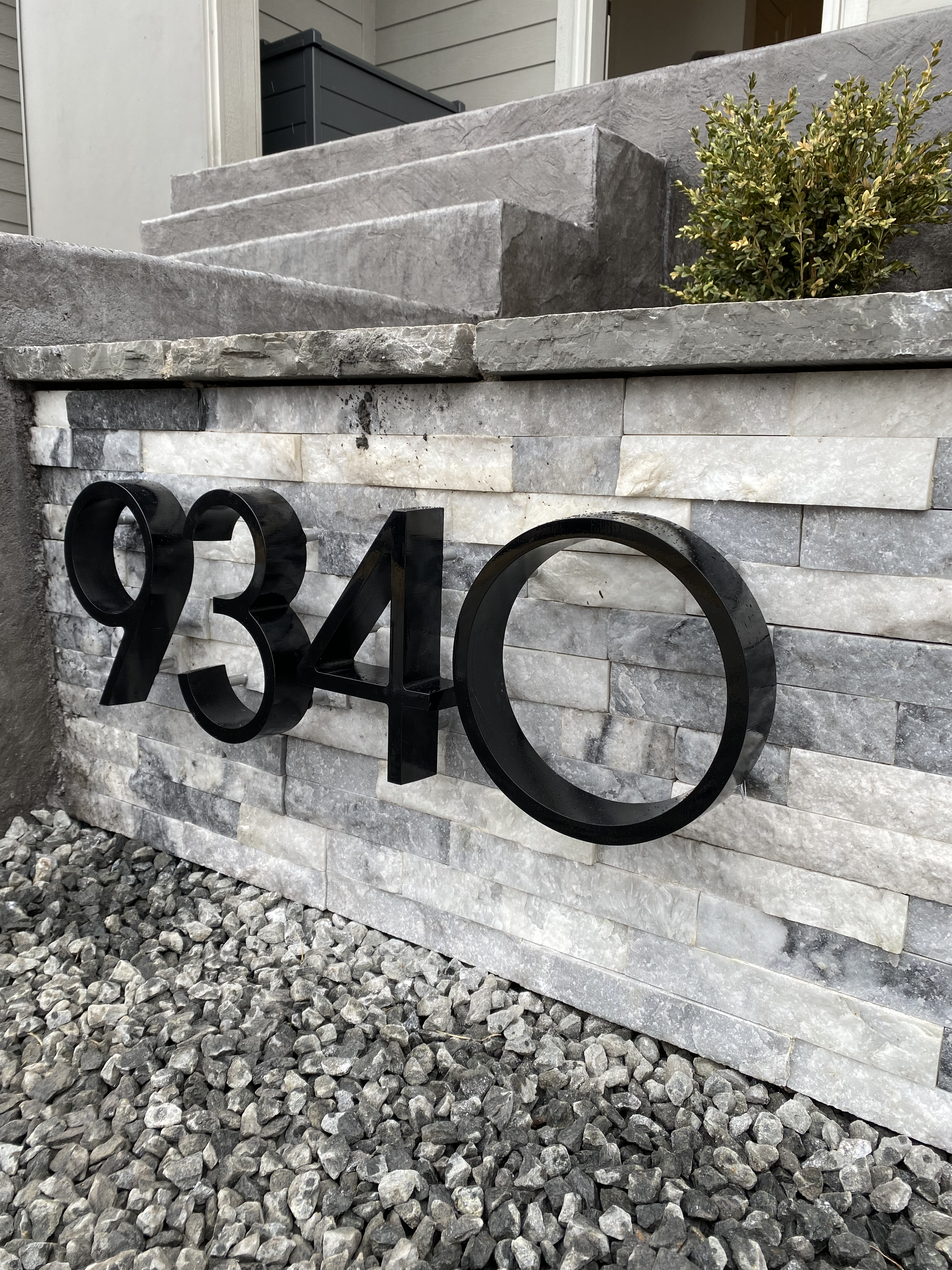 Custom Welded Address Numbers