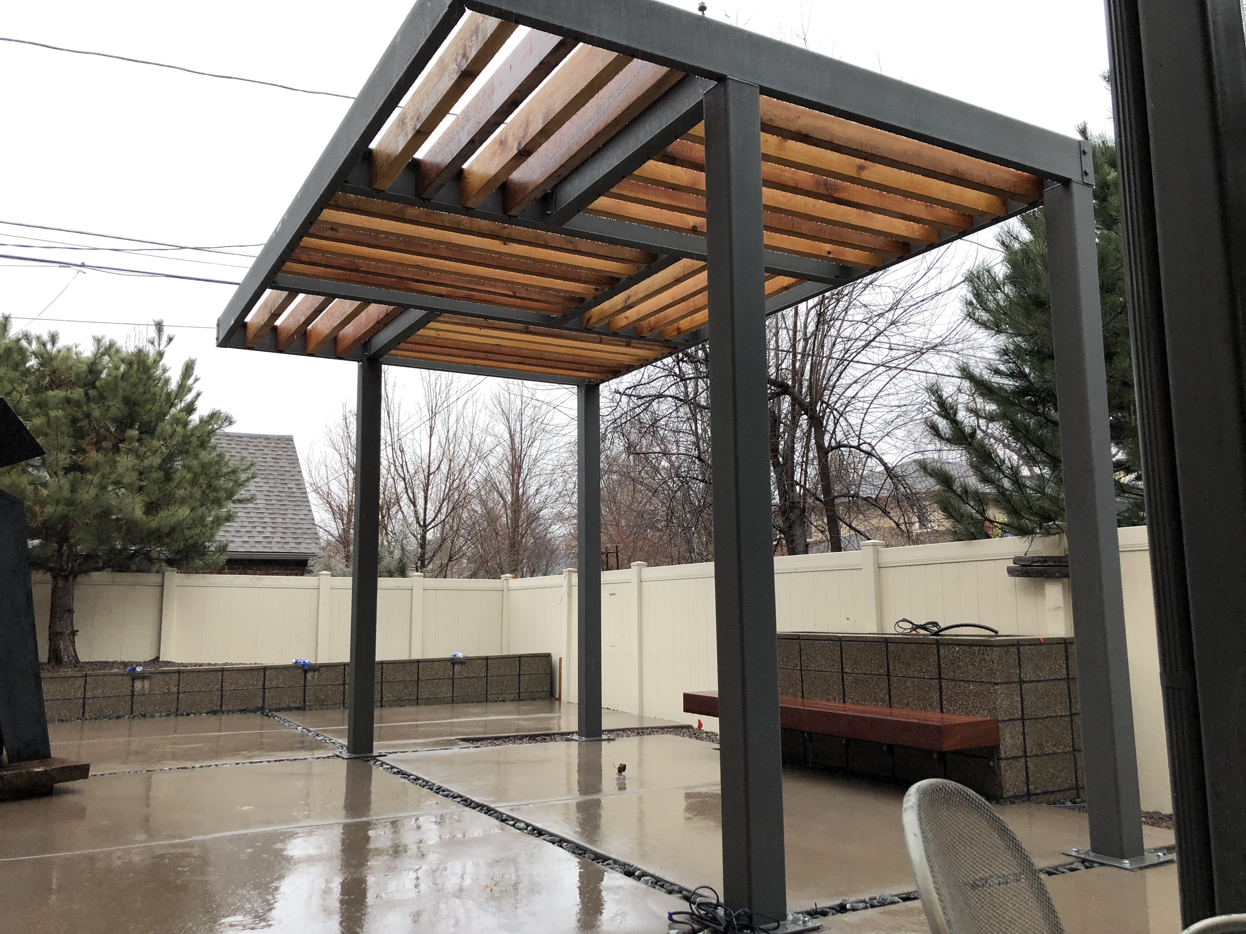 Custom Welded Pergola