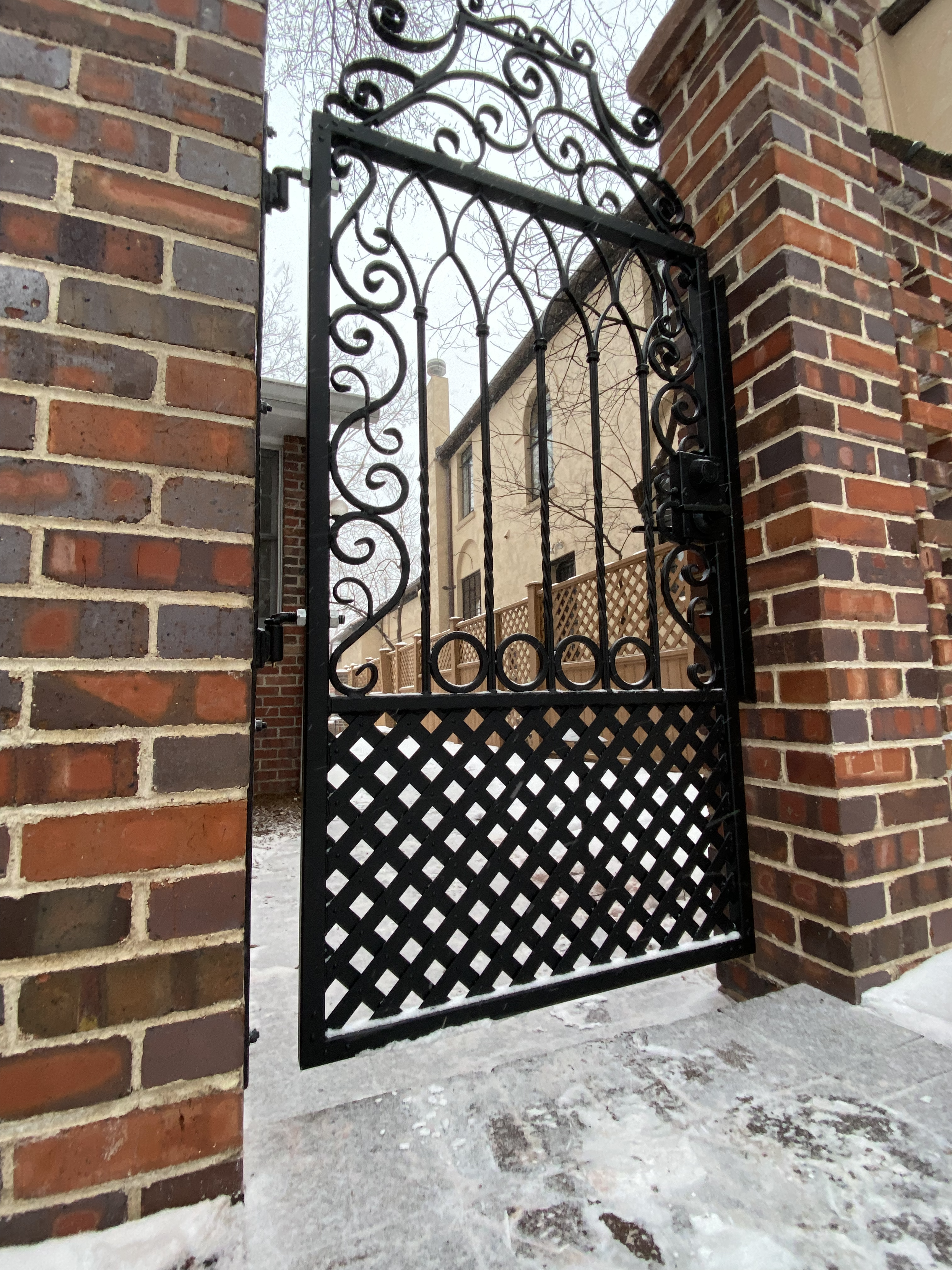 Custom Welded Outdoor Gate