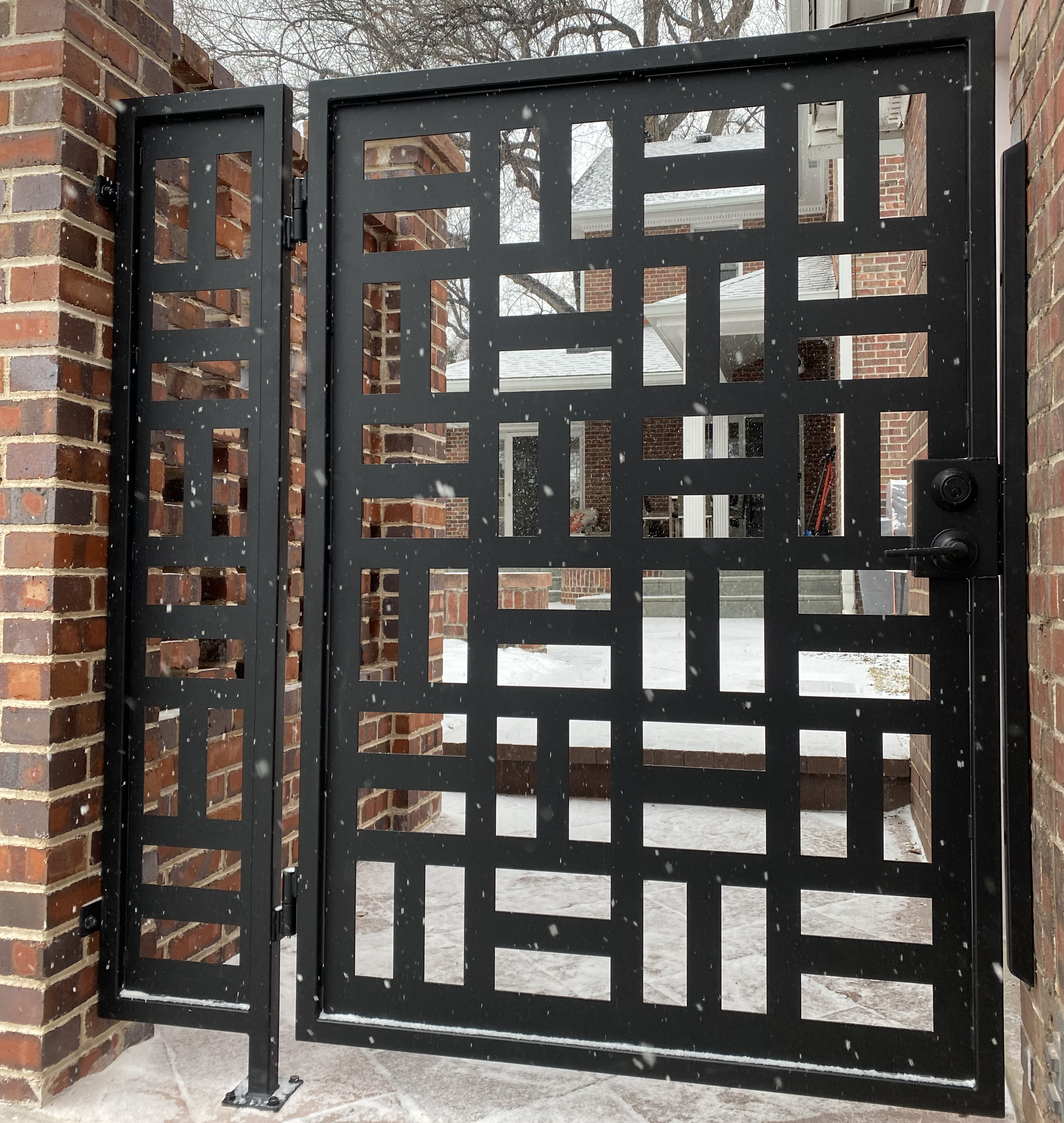 Custom Welded Front Gate