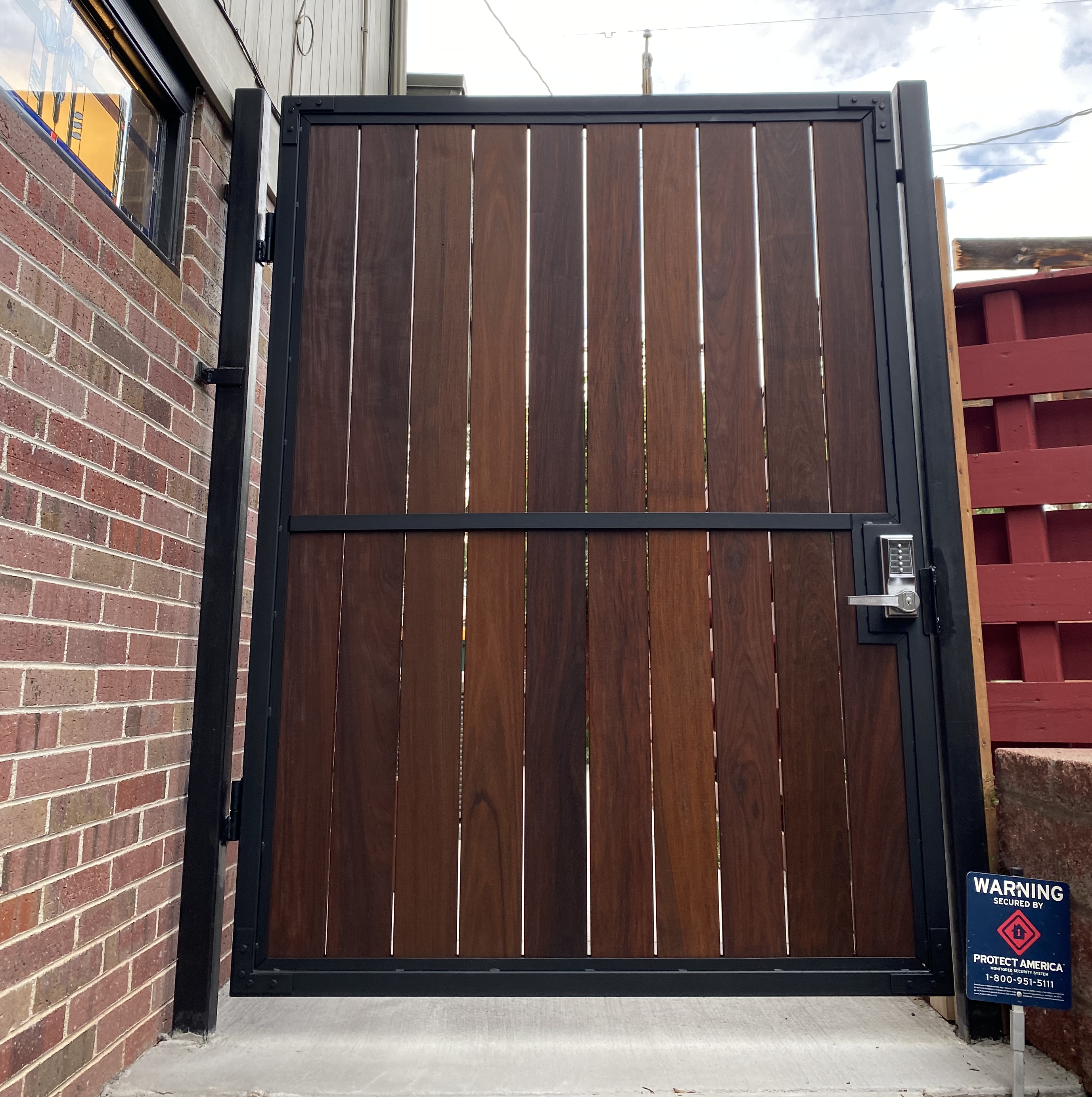 Custom Welded Front Gate